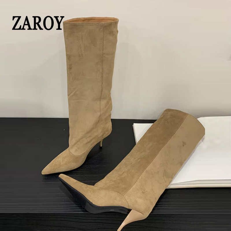 Knee High Boots Women - Bottes hautes pour femmes ZAROY, bottes