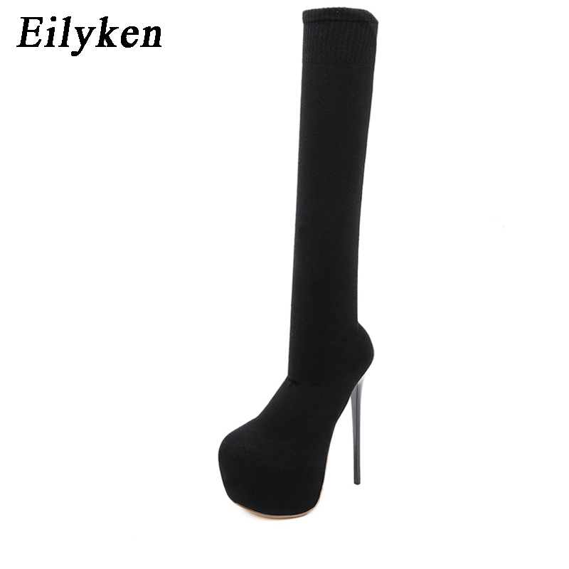 Eilyken-Cuissardes à talons pl - Sock Boot Women avis et prix