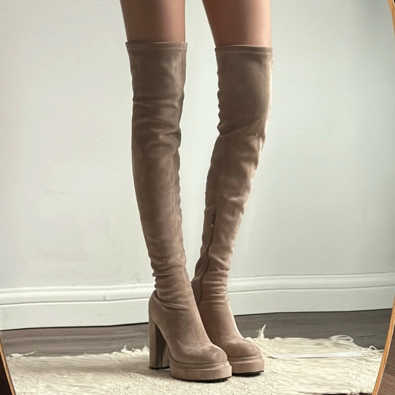 Bottes cuissardes sexy pour fe - Knee High Boots Women avis et prix