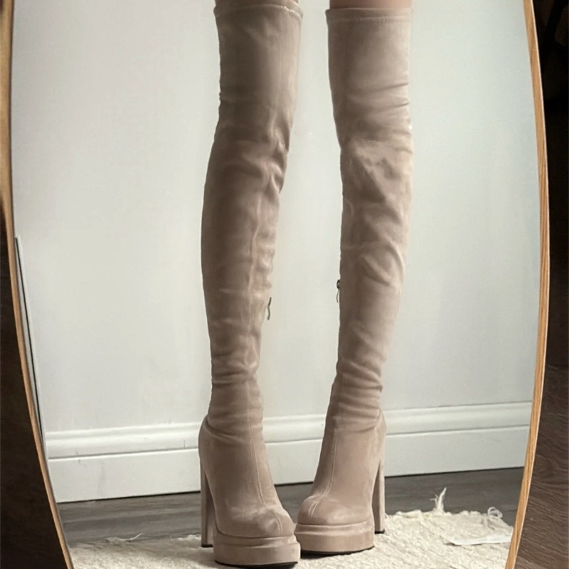 Bottes cuissardes sexy pour fe - Knee High Boots Women avis et prix