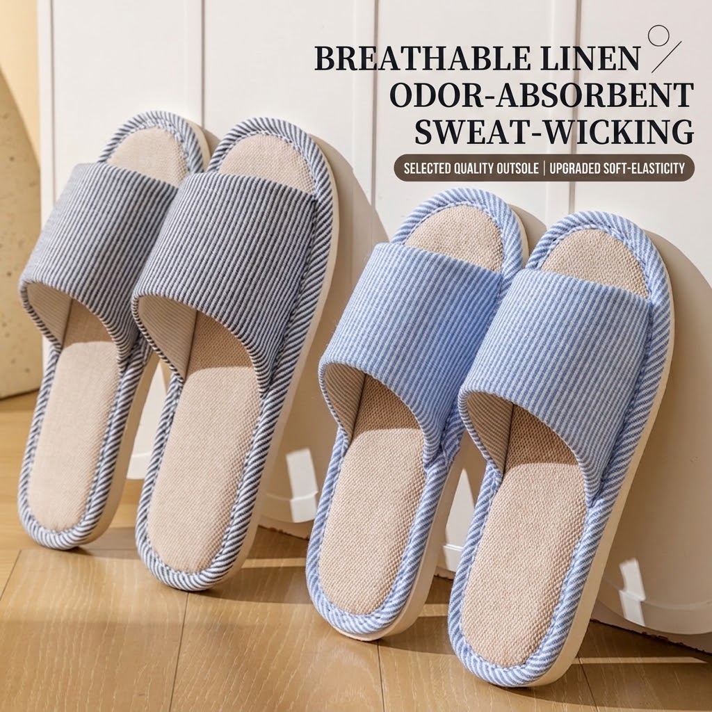 Chaussons en lin respirant pou - Mule Slip On avis et prix