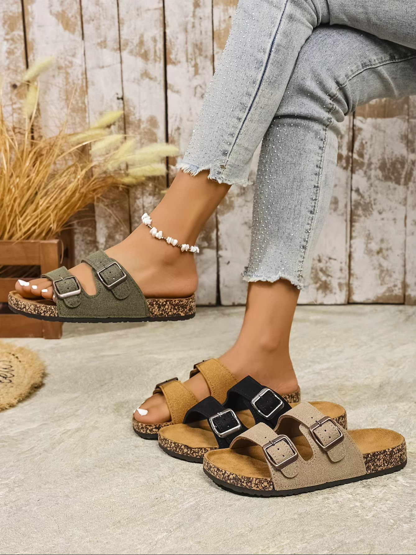 Pantoufles plates à talon plat - Mule Slip On avis et prix